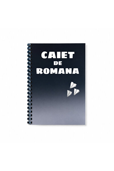 OEM Romanian Language Notebook A4 – 100 Pages, Spiral-Bound