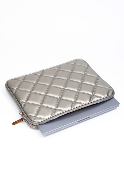 Sevinç Çanta MacBook Air Pro 13 & 13.3 Inch Laptop Case Silver Gray