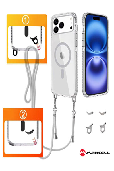 AUDIOX MagFrame Case » iPhone 17 Pro Max, AntiDrop 2in1, Detachable Lanyard, ...