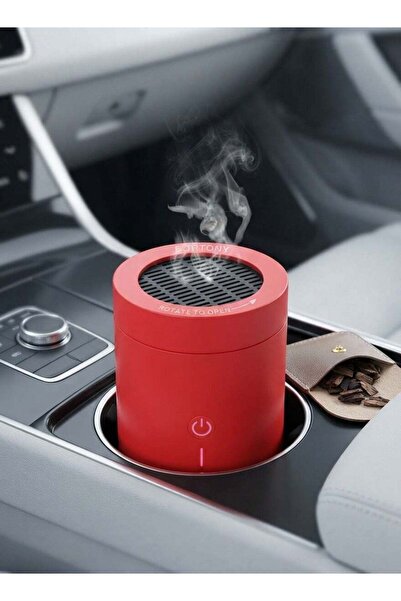 BORTONY Portable Electronic Bakhoor Burner with Rotating Head, Car Bakhoor 2000mAh Rechargeable