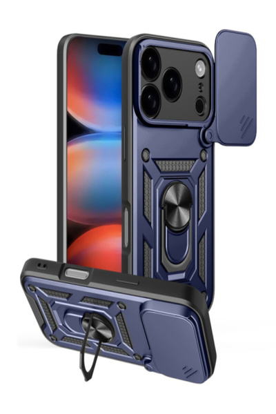 AUDIOX CamSlide » iPhone 17 Pro Max - Θωρακισμένη Θήκη, Βάση Στήριξης, Δαχτυλ...