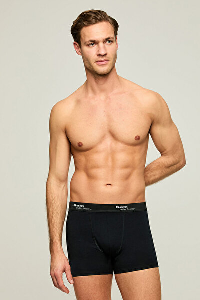 Kom Men's Solid Color Economical 3-Pack Classic Tight Boxer