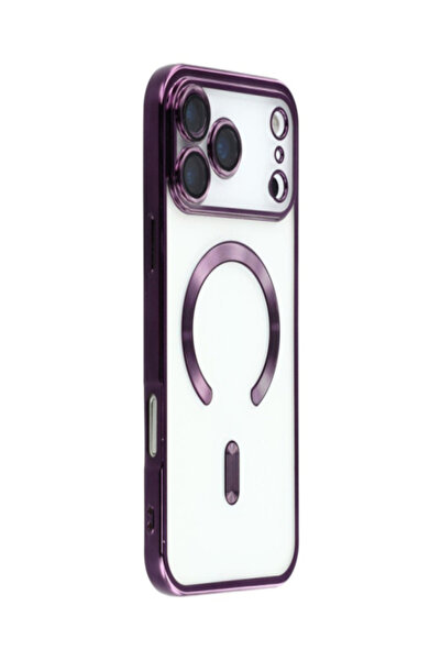 AUDIOX Plating DeLux » iPhone 17 Pro Max - Husa MagPlating, Magnetica, Clear /