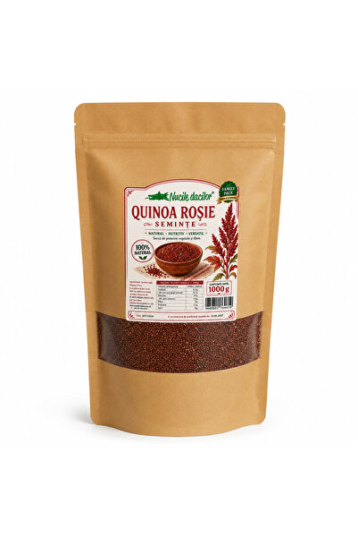 Nucile Dacilor Quinoa roșie 1 kg – aromă delicată și textură plăcută, ideală ...