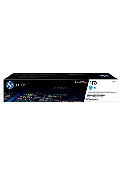 HP 117A Original Laser Toner Cartridge - W2071A Cyan