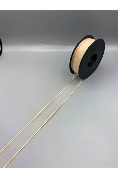 hobimixhobimix 2.5 cm Cappucino Chiffon Ribbon 9 Meters – Decorative Ribbon f...