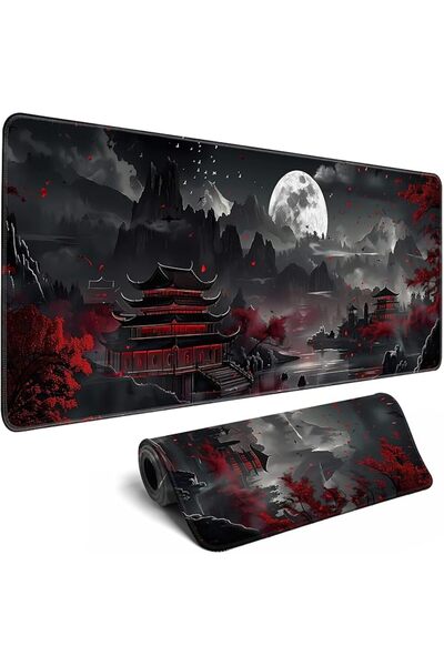 GENERAL Redragon Skull Mouse Pad Japanese Ukiyo-e XL Anime Big 31.5x11.8 in D...