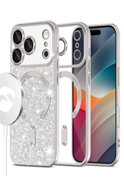 AUDIOX MagSparks Case » iPhone 17 Pro Max, Glitter, Dual Layer, Lens Cover