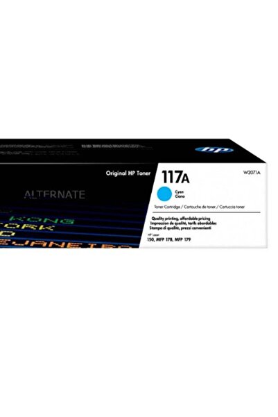 HP 117A Original Laser Toner Cartridge - W2071A Cyan