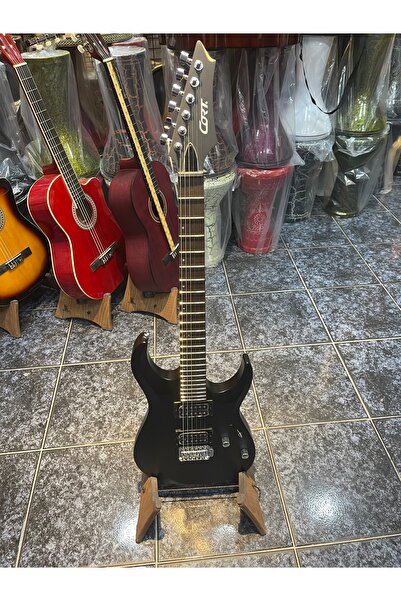 CORT X 100 OPBK Elektro Gitar kılıf , pena , kablo hediyeli