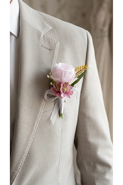 BTRENDY Damat Yaka İğnesi,Yaka Çiçeği Şık Aksesuar
