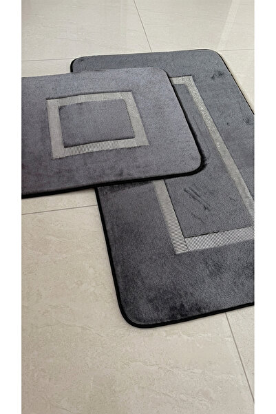 FeelHome Milano Non-Slip, Soft, Absorbent 2-Piece Premium Stone Detailed Bath...