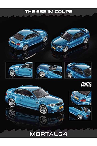 YUONİS ART Mortal Model Bmw E82 1m Coupe Blue 1/64 Fair Special Edition with ...