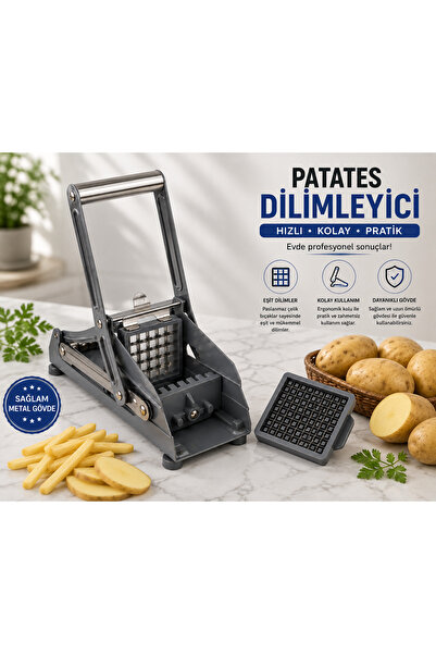 Genel Markalar PRATİK EL TİPİ PATATES DİLİMLEYİCİ