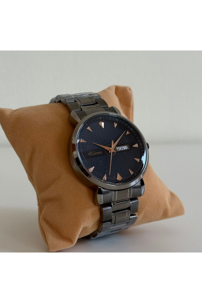 Adorn Watches Adorn Horizon Men’s Watch – Dark Blue Dial & Silver Strap | Lux...