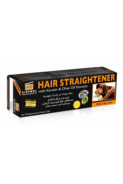 NITRO CANADA Hair Straightener Cream with Keratin & Olive Oil, 110ml