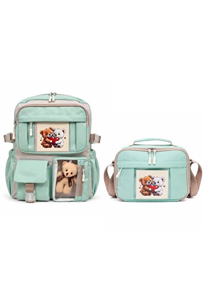 miço kids Cute Friends Series Teddy Bear School Bag