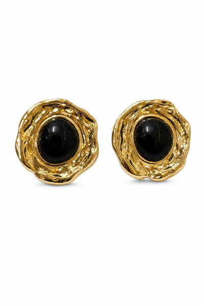 Jack Ferrero Yellow Color Embossed Framed Black Stone Detailed Stylish Women'...