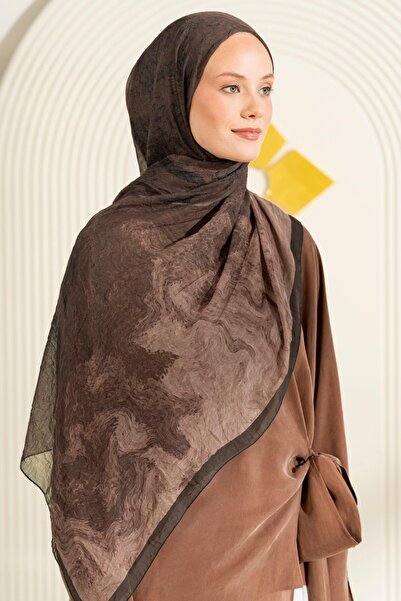 JAWEL Patterned Bamboo Shawl Hoania
