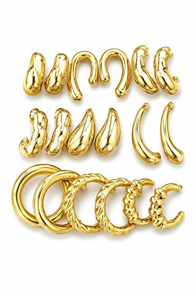 CHARMLUCKY Multiple (9 Piece) Earring Set