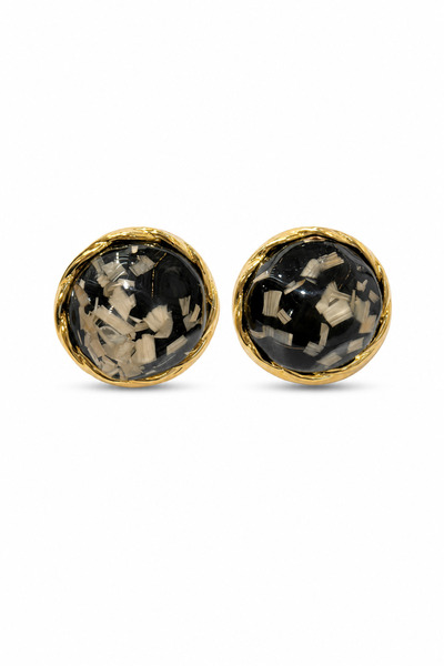 Jack Ferrero Stylish Yellow Tone and Black and White Marble Pattern Bijoux Pa...