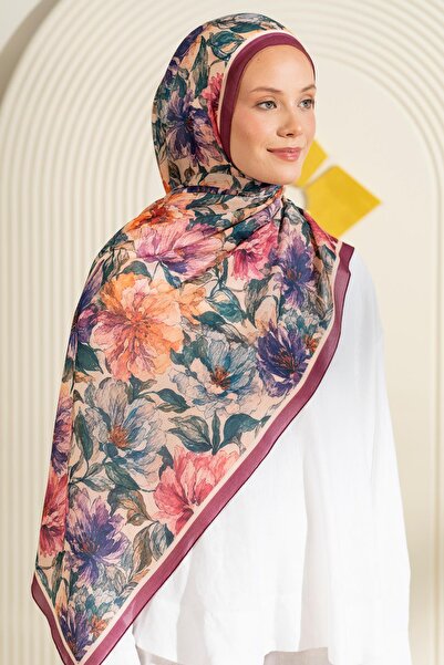 JAWEL French Silk Shawl Marsala