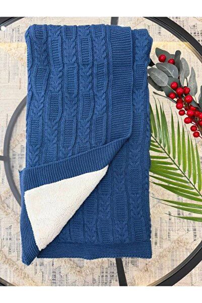 Minizade Luxury Plush Lined Knitwear Baby Blanket, Warm Stroller & Hospital D...