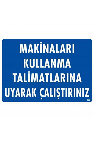 pınaxar Instructions for Using Machines Uk Run Warning Sign 25X35 Code:262
