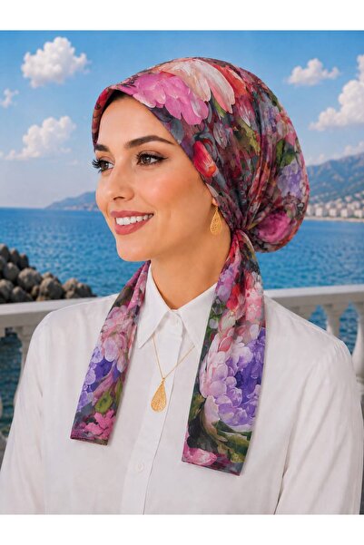 R&S modibone Scarf Bonnet Cotton Fabric Does Not Slip, Ready to Wear, Has a T...