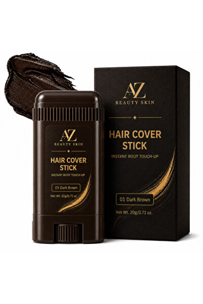 azbeautyskin Color Touch Stick pentru colorarea temporară a părului – colorare instantanee pentru rădăcini albe și fire gri, 20 gr