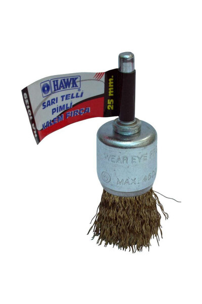 pınaxar 10141 17 mm Yellow Wire Pin Brush