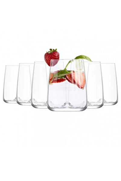 dealshopromania Σετ 12 γυάλινων ποτηριών 360 ml LAV Terra 359 – μοντέρνα σκεύ...