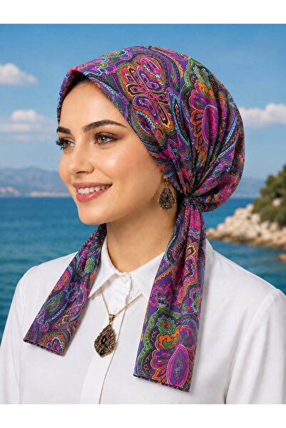 R&S modibone Scarf Bonnet Cotton Fabric Does Not Slip, Ready to Wear, Has a T...