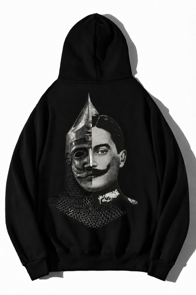 cc collection Φούτερ με 3 κλωστές, μαύρο, με στάμπα στην πλάτη, με θέμα τον Μ...