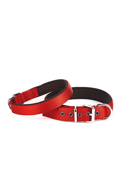 pınaxar Series Woven Dog Collar 4X57-65Cm Red