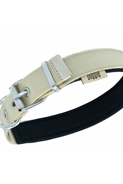 pınaxar Soft Woven Dog Collar 2.5 cm X 42-50 cm Khaki