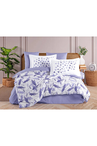 Nur store Çanta Double Poplin Nev Silva Lilac