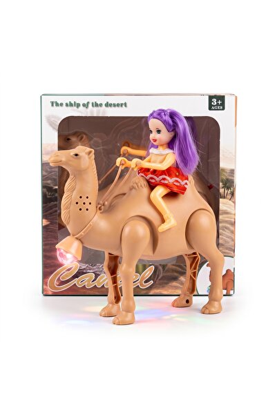 Generic Brand جمل مع عروسة بالبطارية 🐴👸✨