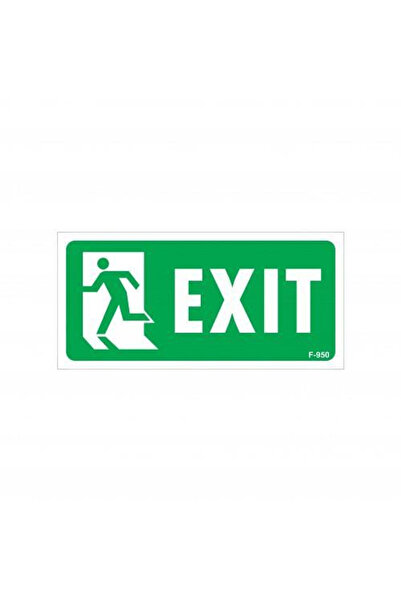 pınaxar Exit Left Warning Sign 17.5X25 Code:950