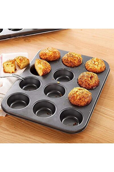 Generic Nonstick 12-Cup Muffin Pan – Heavy Duty Cupcake Baking Tray for Oven ...