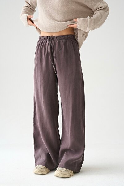 Store Waist-Tie Palazzo Trousers