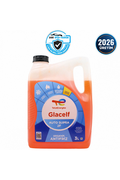 TOTAL 233349 | Antifriz Kırmızı Glacelf Auto Supra 2F 3 Litre