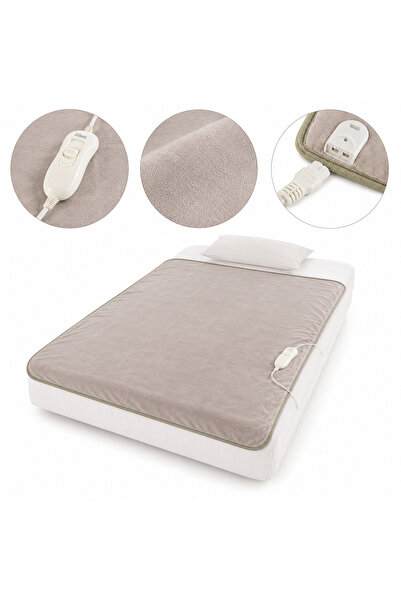 Zilan Electric Blanket 150x80 cm, 3 Temperature Settings, Fast Uniform Heatin...