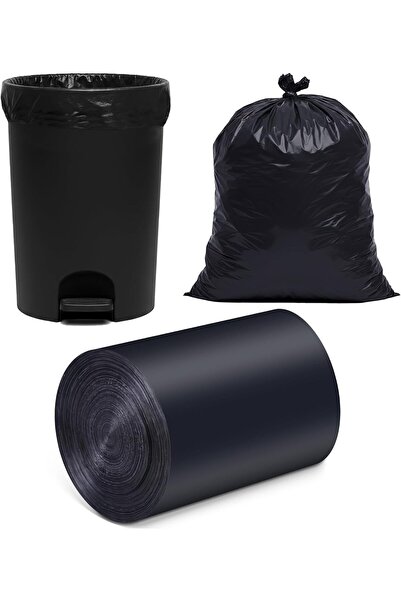 Generic 30 Gallon Garbage Bags 60×90cm – 60 Count (3 Rolls) Heavy Duty Trash ...