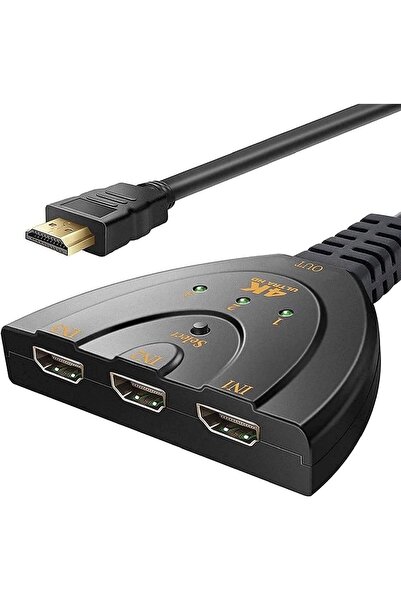 Generic 4K Ultra HD 3 Port HDMI Auto Switch Splitter HUB Box for HDTV 1080p, ...