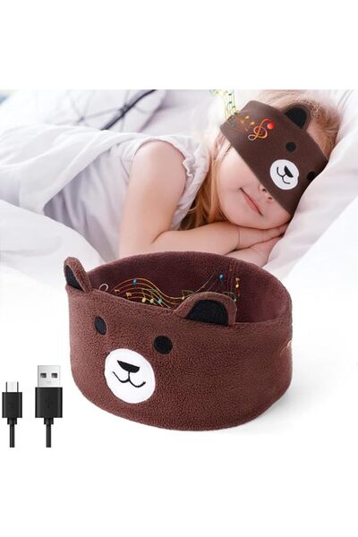 GENERAL Wireless Bluetooth Sleep Headphones for Kids, Soft Headband Over-Ear ...