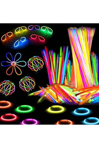Generic MOMENT 100 Pack Ultra Bright Glow Sticks Bulk Party Pack Glow In The ...