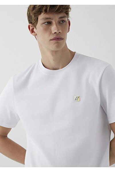 Mavi M0620056 Pro Printed Men's T-Shirt White