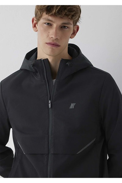Mavi M0110894 Water Repellent Pro-Tech Water-Replent Hooded Spandex Men's Coa...