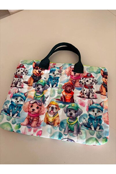 HelloPunch&Bags TABLET/KİTAP ÇANTASI HAYVAN FİGÜRLÜ Fermuarlı, su geçirmez as...